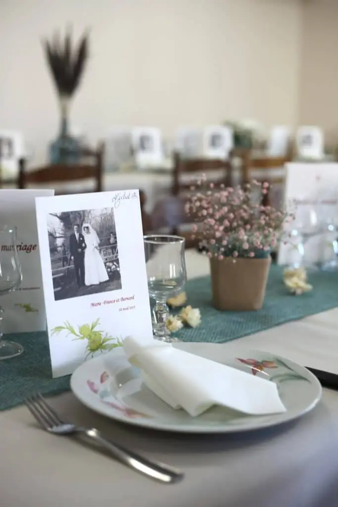 Repas anniversaire de mariage